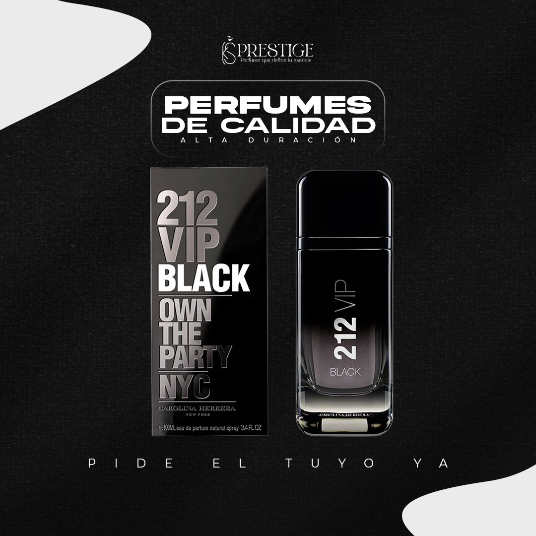 🥃 212 VIP Black – Carolina Herrera